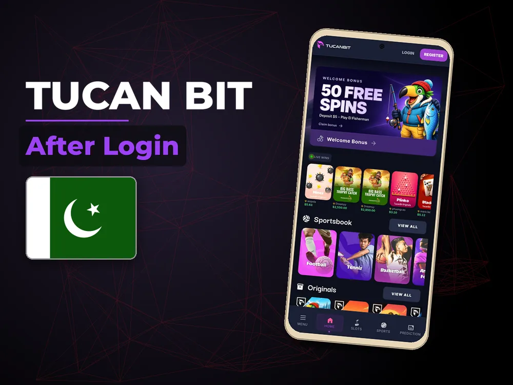 Tucan Bit - After Login