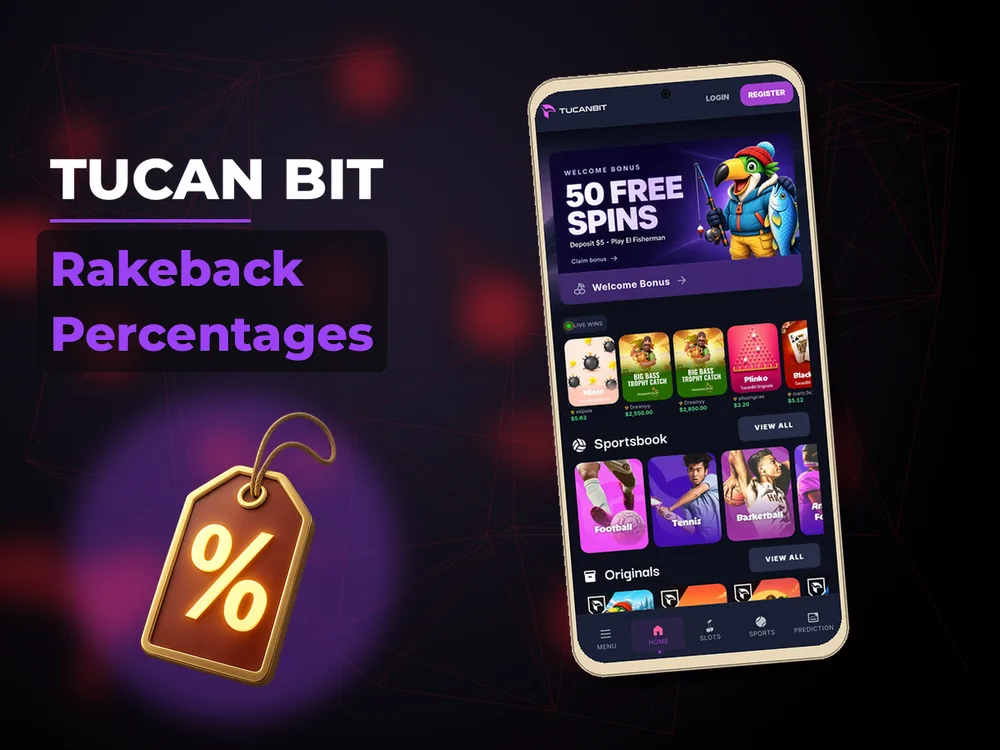 Tucan Bit - Rakeback Percentages